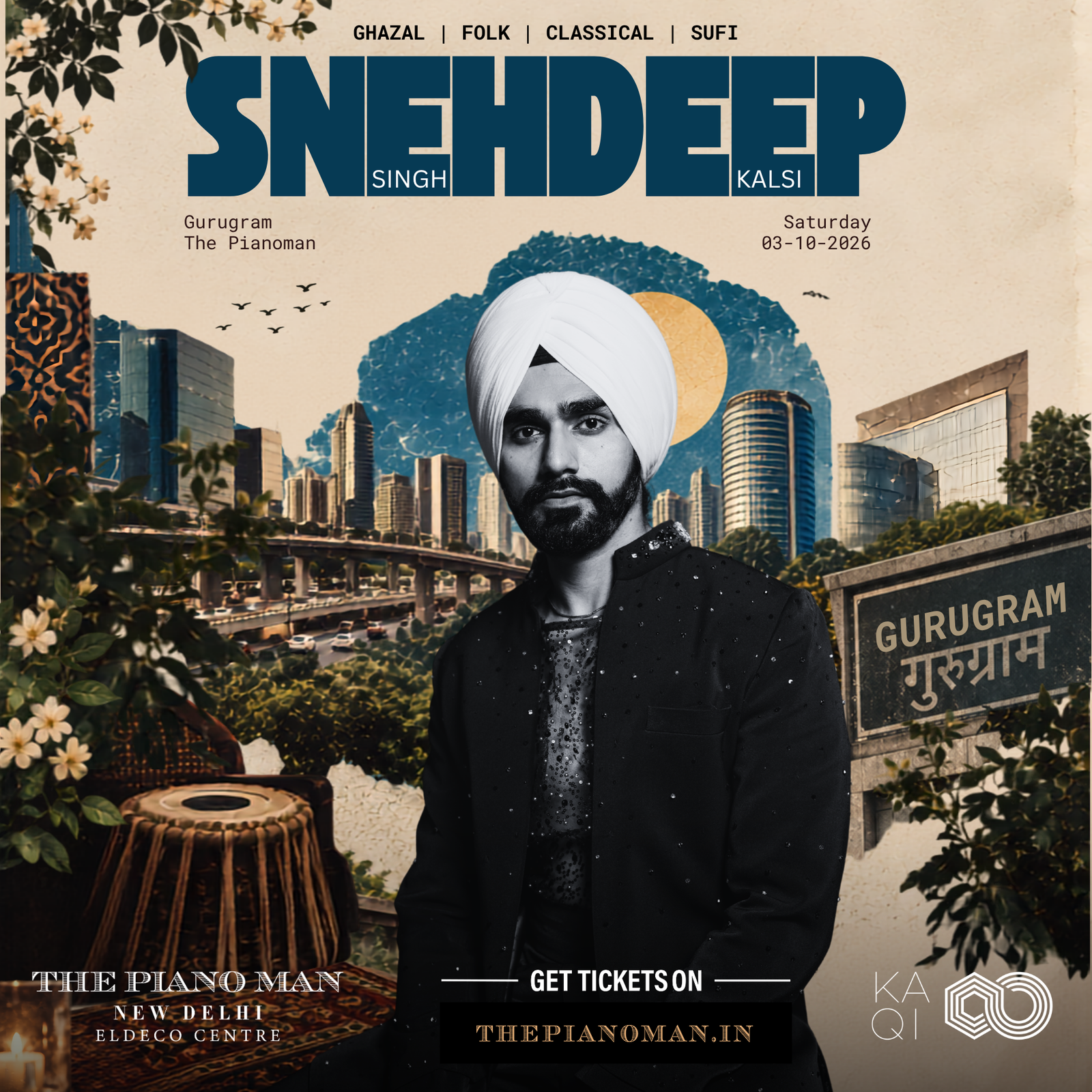 Snehdeep Singh Kalsi Live in Gurugram poster
